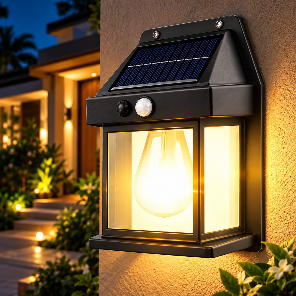 Lampe Solaire à Détection de Mouvement