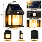 Lampe Solaire à Détection de Mouvement